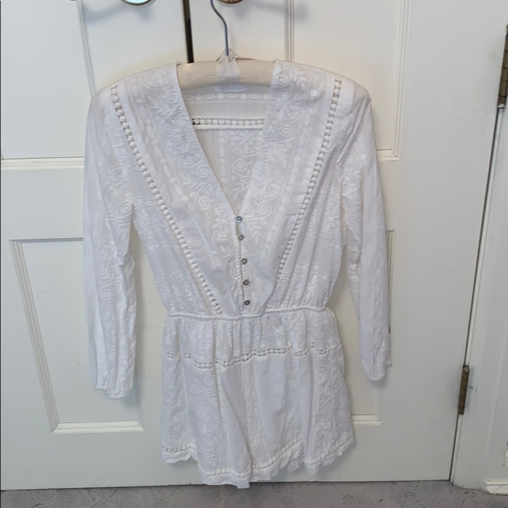 White Zimmerman Romper